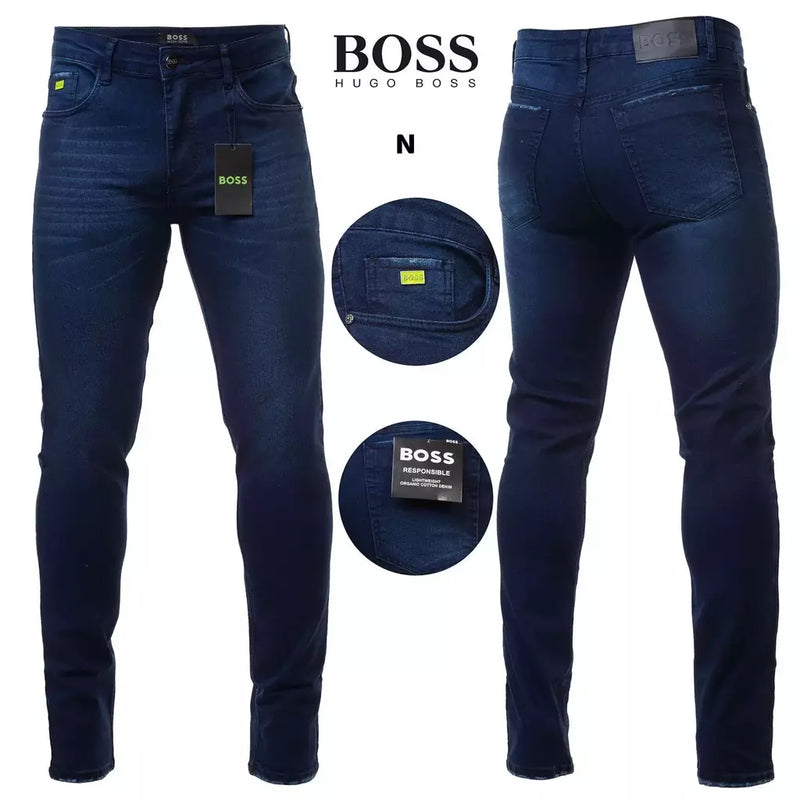 Calça Jeans Premium Hugo Boss - Azul Escuro